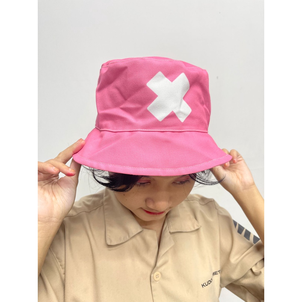 Bucket Hat Chopper Pink Kawaii Cosplay Anime Manga One Piece Unisex