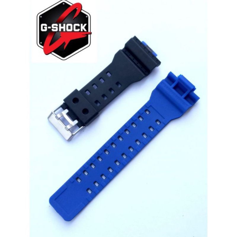 Strap Tali Jam Tangan G-shock GA100 GA400 GA700 GA110 GD350 GA800 Doubel warna Rubber Strap G- Shock Vampir 2 warna GA Series