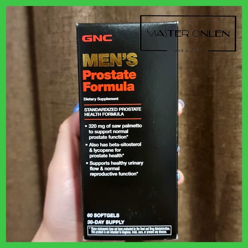 GNC Men’s Prostate Formula 60 Softgels Saw Palmetto