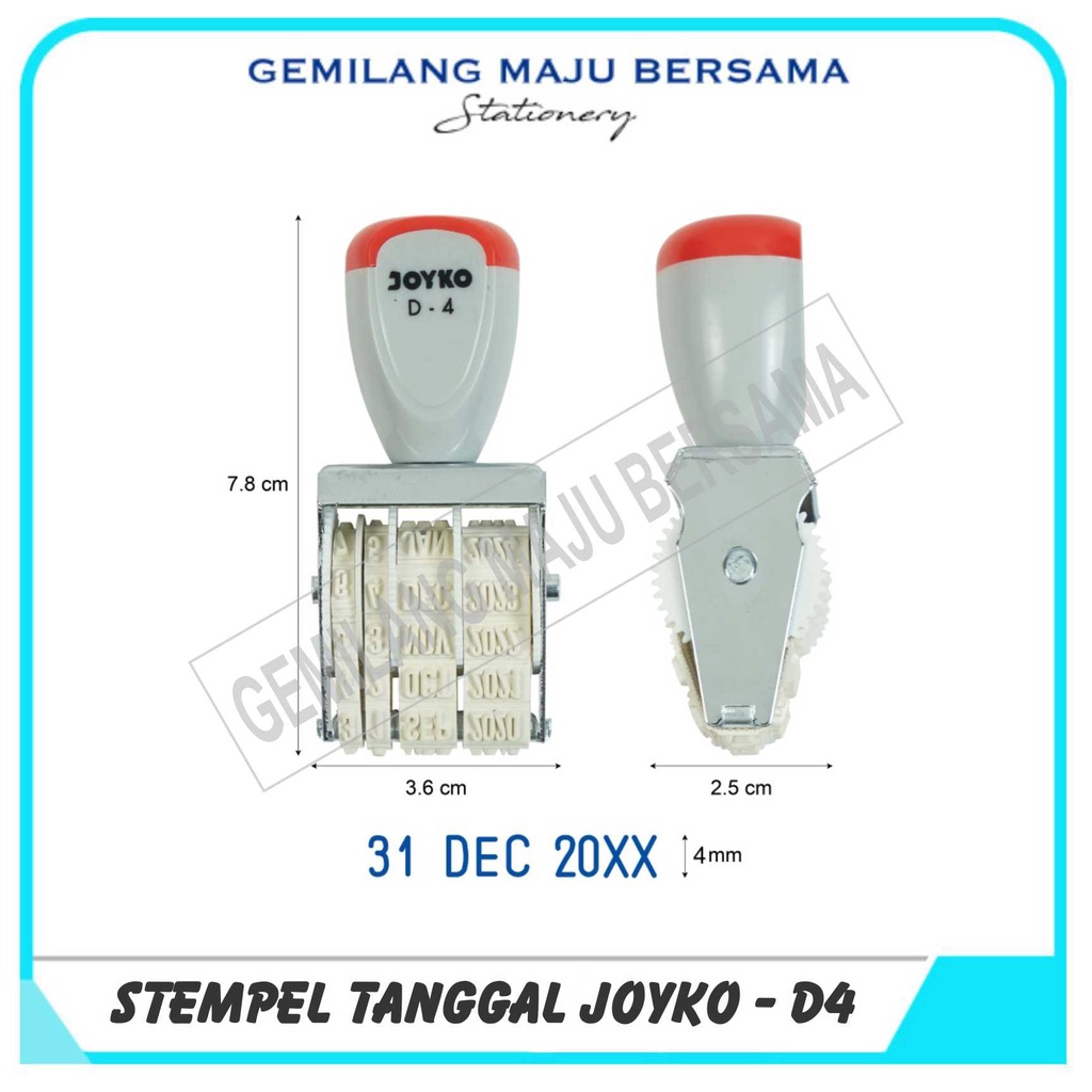 

Stempel Tanggal / Date Stamp Joyko D - 4