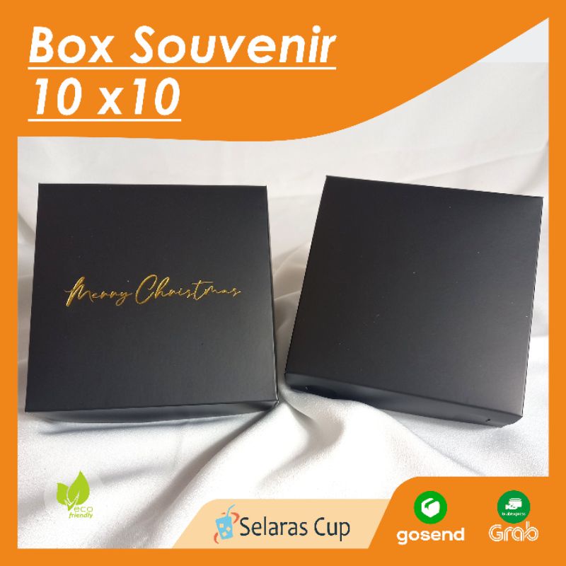 

ISI 10 box souvenir 10x10 hitam doff hampers kotak kado warna custom packaging gift box cokelat wadah cokelat perhiasan anniversary