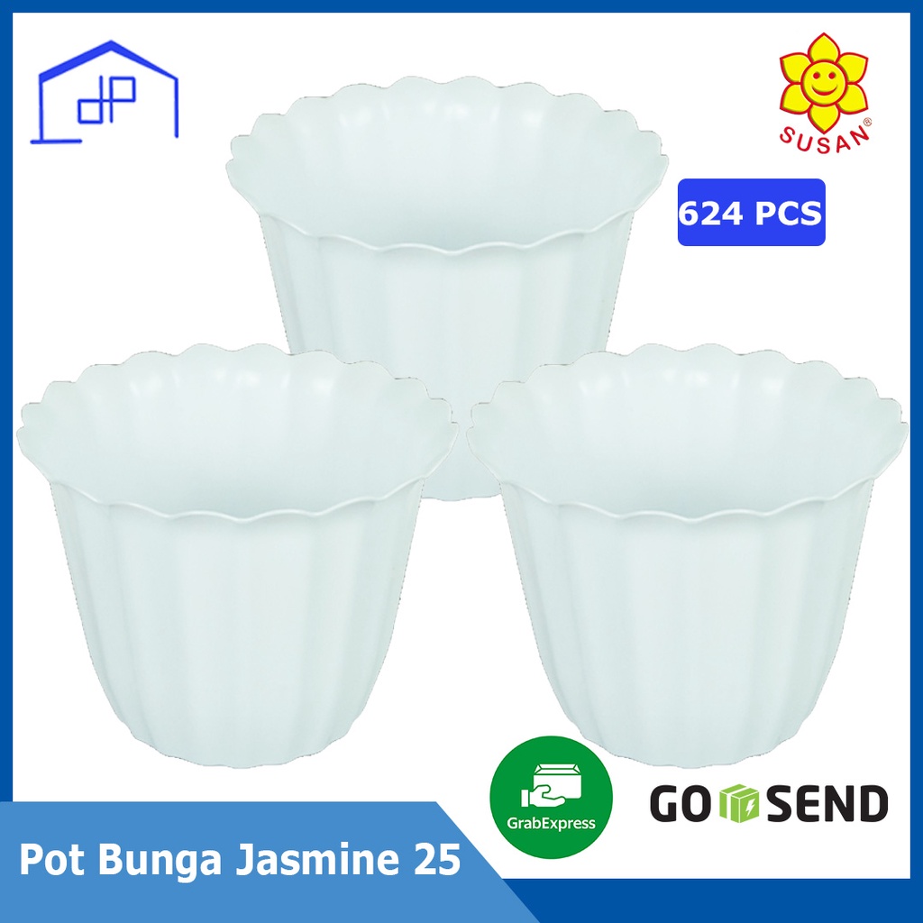 (1KARUNG) - Pot Bunga Jasmine - Pot Hias - Pot Tanaman- SUSAN