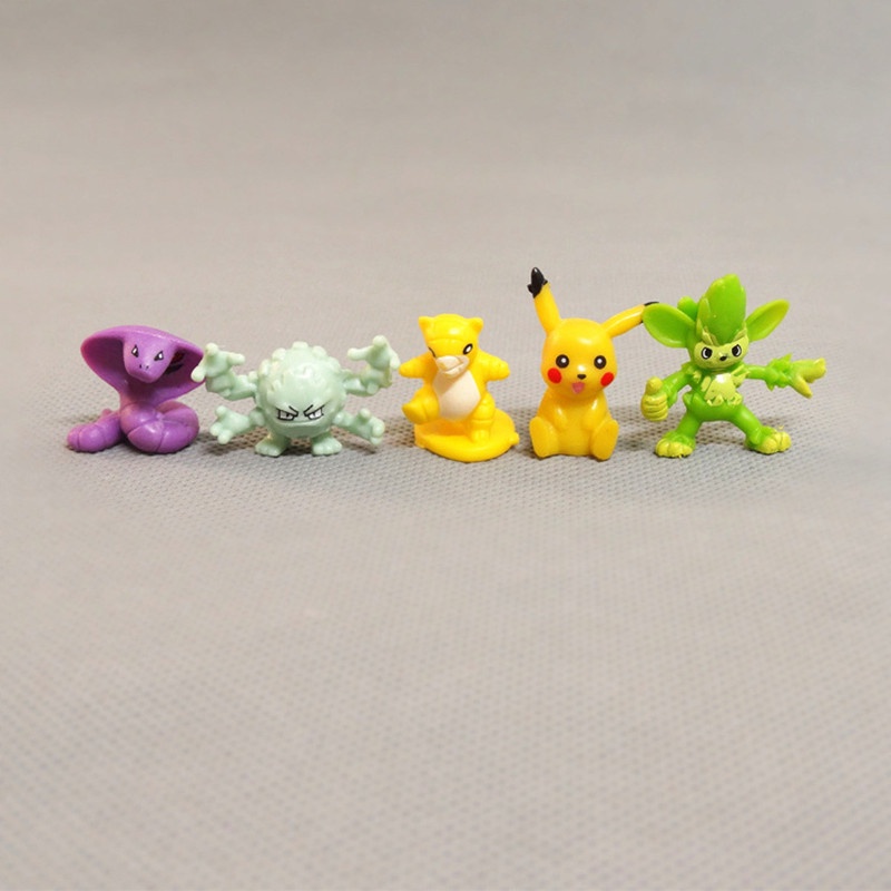 24 Pcs / Set TAKARA TOMY Action Figures Anime Pokemon No Repeats Charizard Squirtle Pikachu Isi 48Pcs Untuk Koleksi Anak