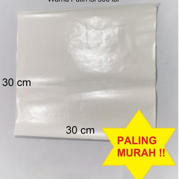 

Terjangkau Kertas Bungkus Nasi KFC 30 x 30 cm warna putih 500 Lbr 케