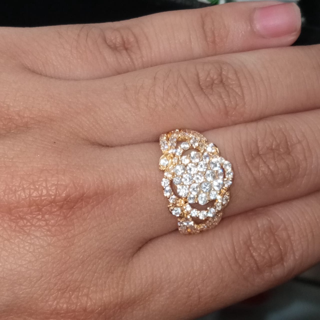 Cincin emas 17K - 4.15 gr kadar 750 - 3853