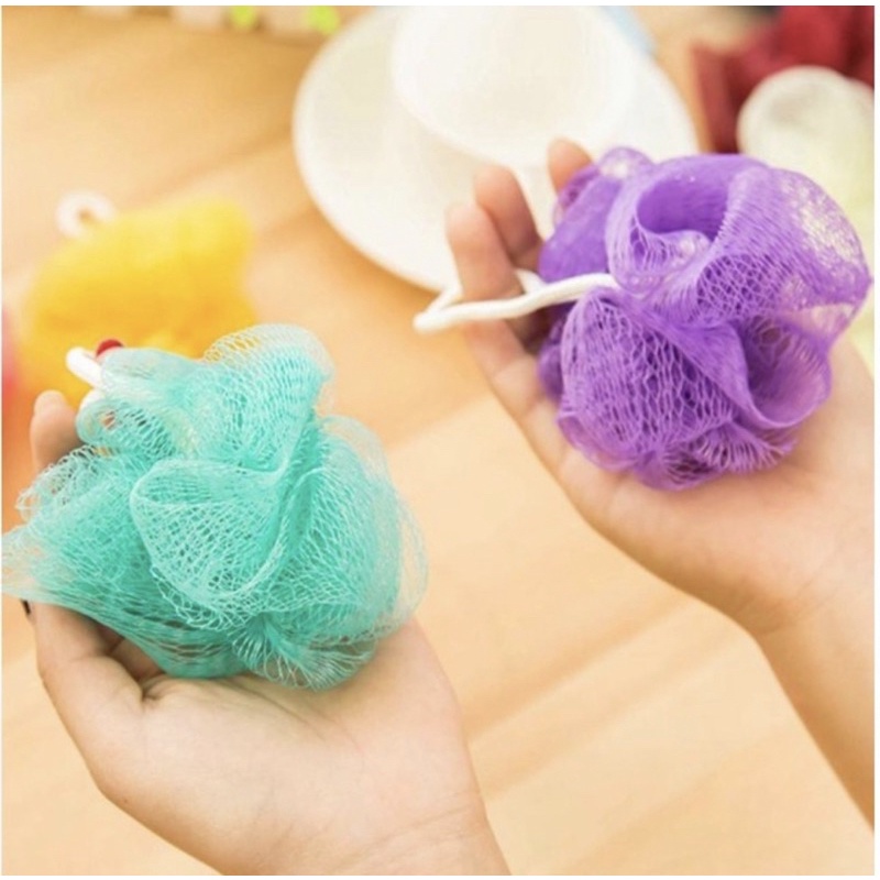 Shower Puf Mini -Spons jaring Untuk Mandi - Spons Jaring mandi