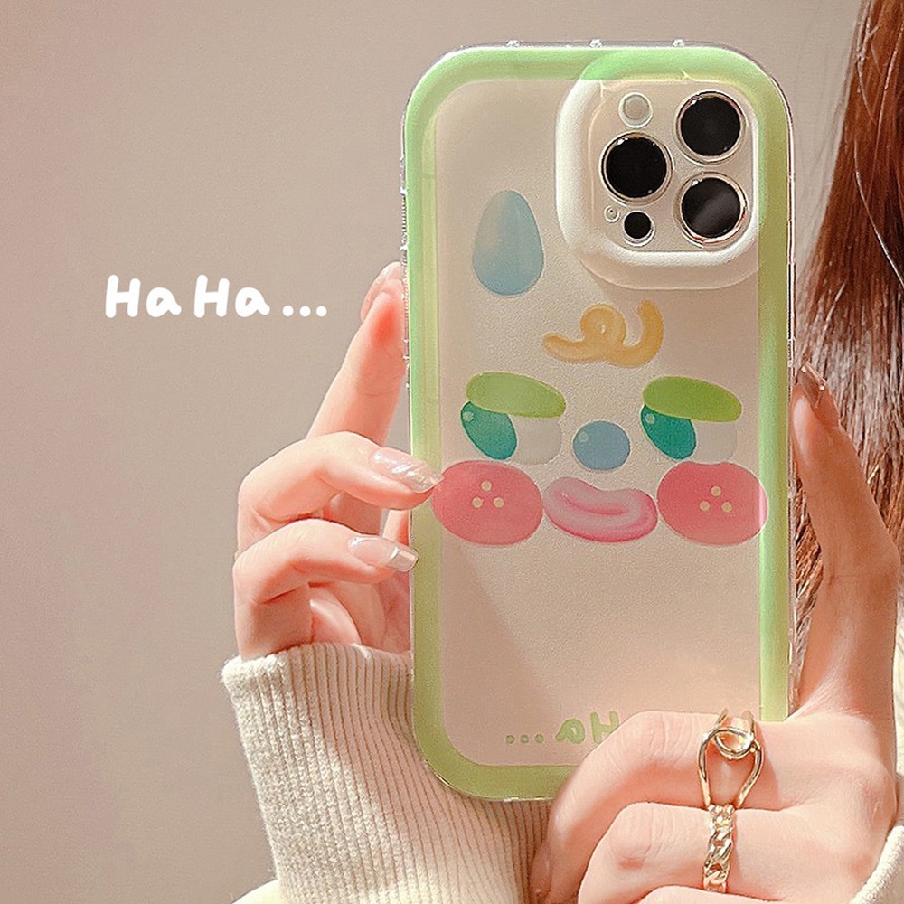 Ins HAHA Soft Case Silikon Motif Emoji Lucu Untuk Iphone 14 11 12 13 PRO MAX