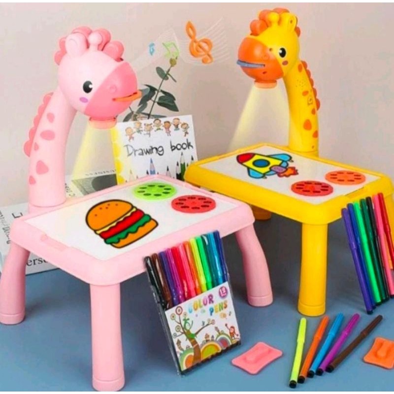 Meja Gambar Proyektor Anak