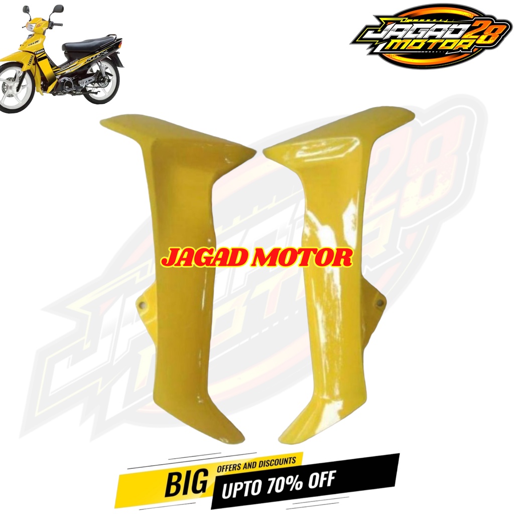 Sayap Luar Yamaha Fizr Fiz R Kuning / Cover Sayap Luar Yamaha Fizr Fiz R Kuning / Legshield Luar Yamaha Fizr Fiz R Kuning