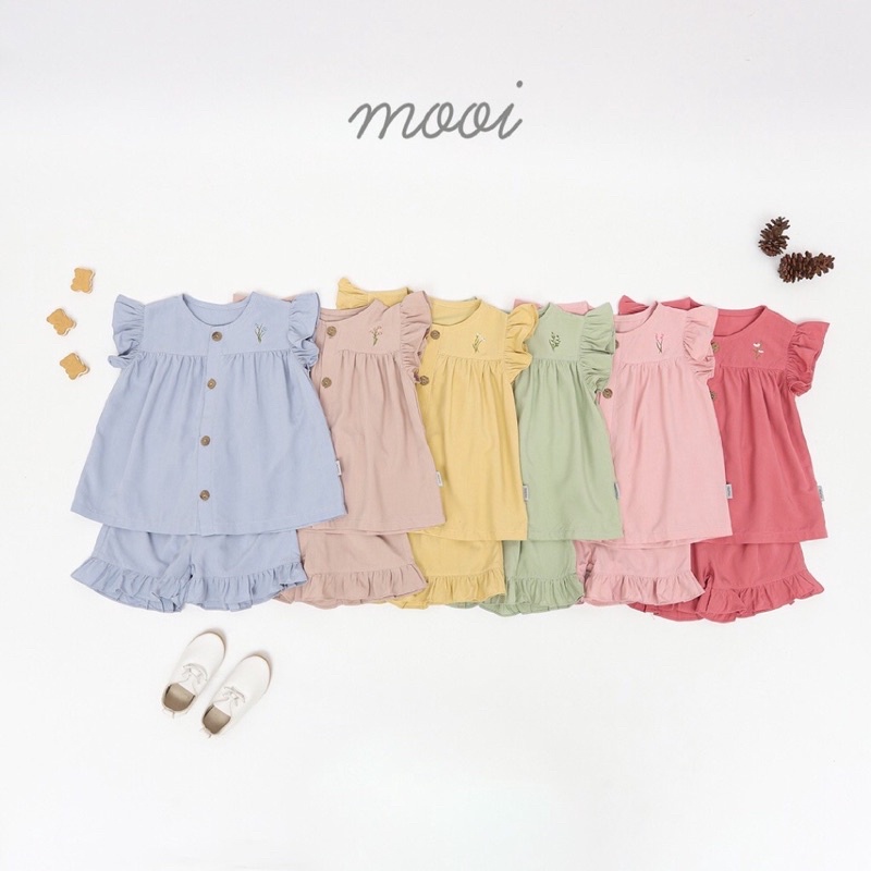 mooi lyra set - setelan baju anak perempuan