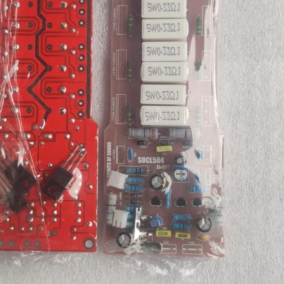 KIT DRIVER ELITE PA SOCL 504 SLIM PLUS PCB UNTUK 4 TRANSISTOR FINAL