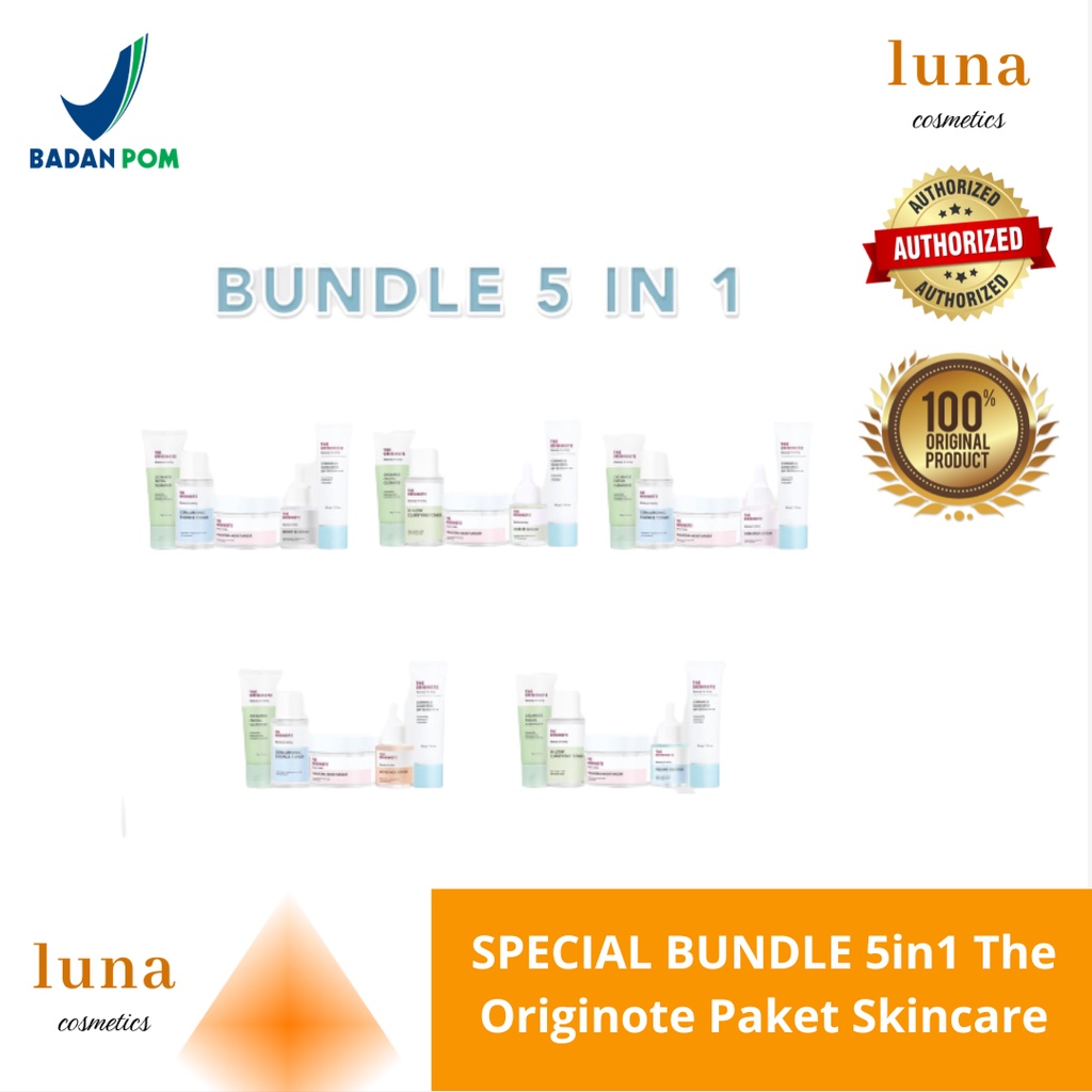 SPECIAL BUNDLE 5in1 The Originote Paket Skincare