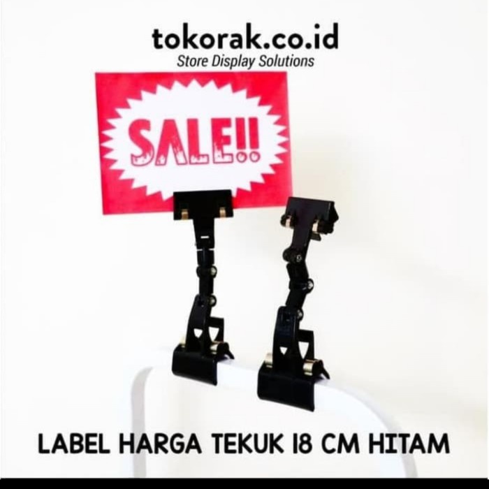 

Label Jepit Harga Tekuk 18 Cm Serbaguna-Putih