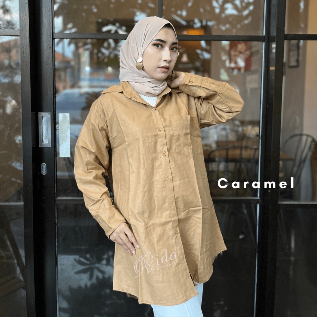 Aile Tunik Linen 1 Saku Premium