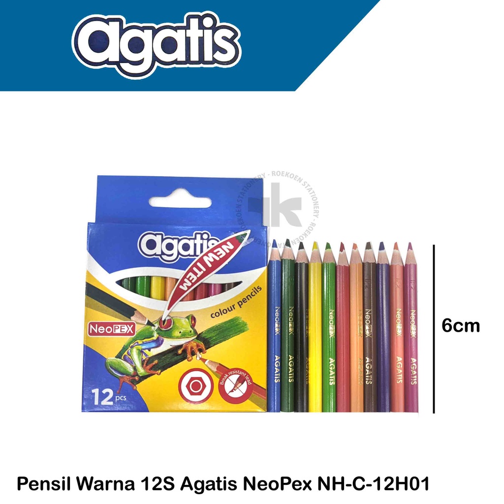 

Agatis NeoPex Pensil Warna 12 Pendek NH-C-12H01