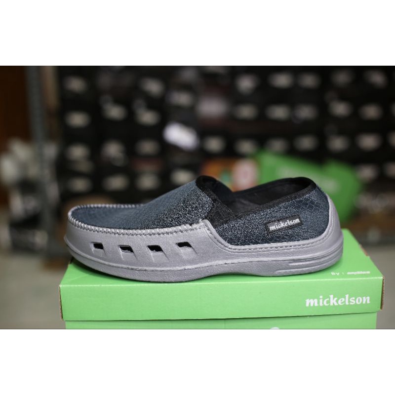 Sepatu slip on pria mickelson getno / sepatu slip on original
