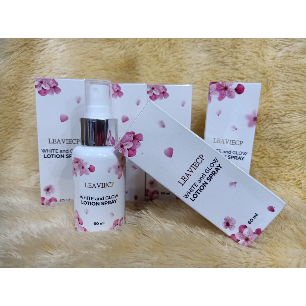 LEAVIECP WHITE &amp; GLOW LOTION SPRAY 60ML ~ ORIGINAL 100%