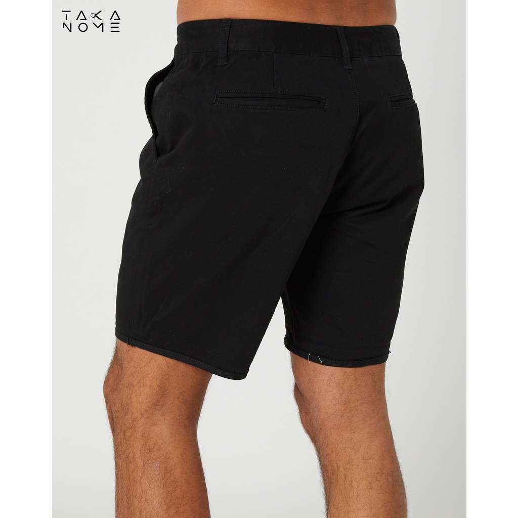 Chino Stretch Shorts Pants Pria Celana Pendek Pria Takanome - Black