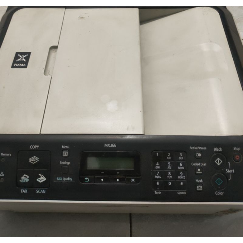 Canon MX 366 normal kosongan