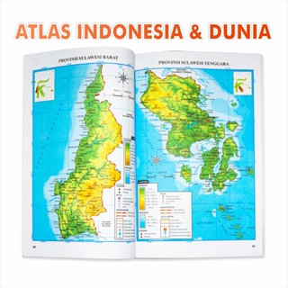 Jual Atlas Dunia Besar - Atlas Dunia Kecil - Atlas Global Besar - Atlas ...