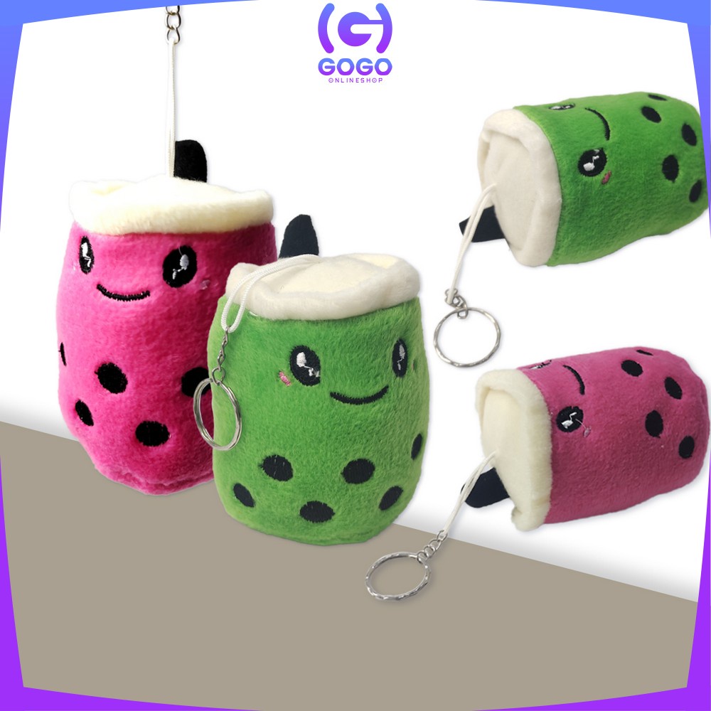 GOGO-M245 Gantungan Aksesoris Tas Boneka Boba Mini / Gantungan Kunci Hiasan Tas Ransel Tote Motif Boba MIni Lucu Aksesoris Souvenir