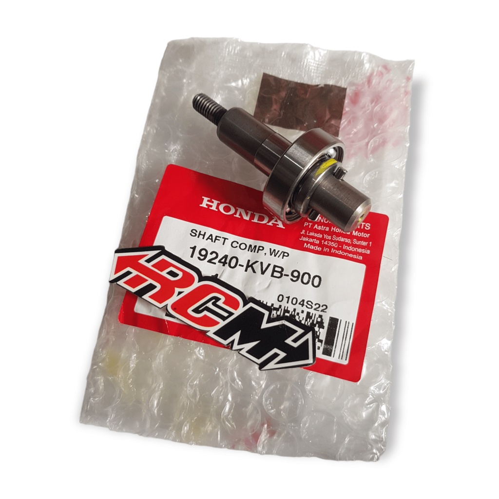 19240-KVB-900 SHAFT COMP WATERPUMP AS WATERPUMP WATER PUMP POMPA RADIATOR VARIO110 VARIO 110 ORI ORIGINAL HONDA AHM HGP ASLI