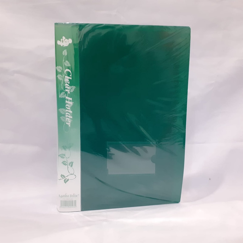 

Clear Holder - Dokumen Keeper Folio Isi 40 Lembar - Hijau - Agatha Felix