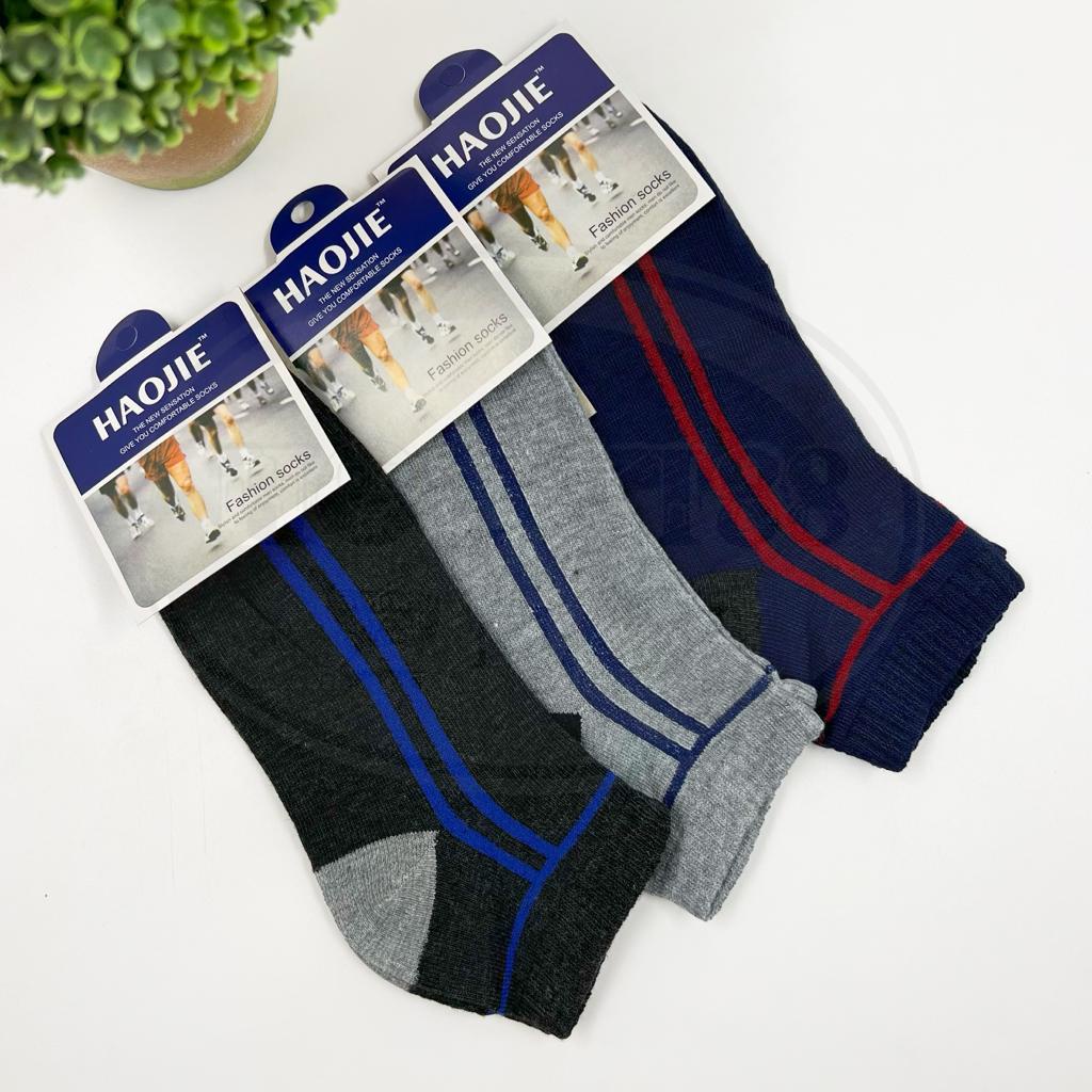 HK Kaus Kaki Olahraga Pria Ankle Motif Premium / Pendek Short Screw Socks Import