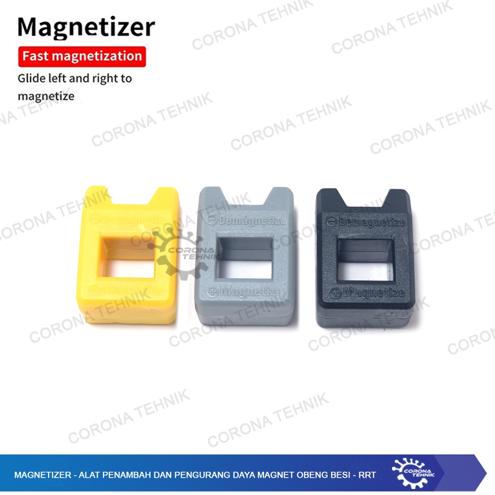 RRT - Magnetizer - Alat Penambah dan Pengurang Daya Magnet Obeng Besi