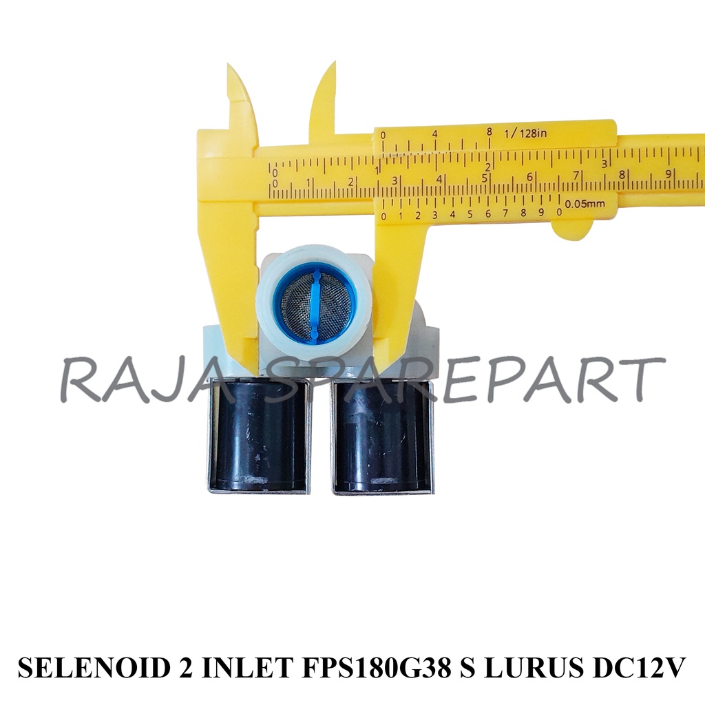 Selenoid / Water Inlet Mesin Cuci INLET DOUBLE FPS180G38 (DC 12V)