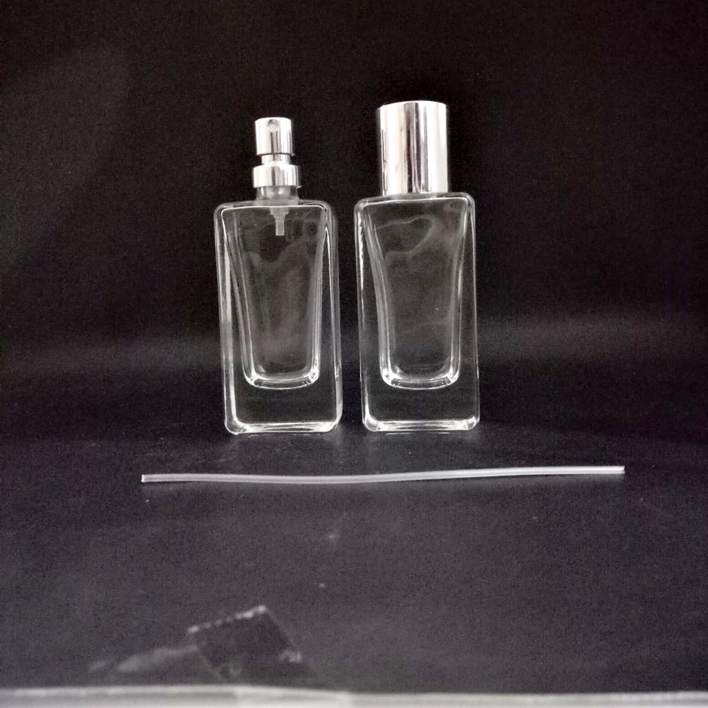 Botol Parfum V32652 pump premium silver cap 28 mm