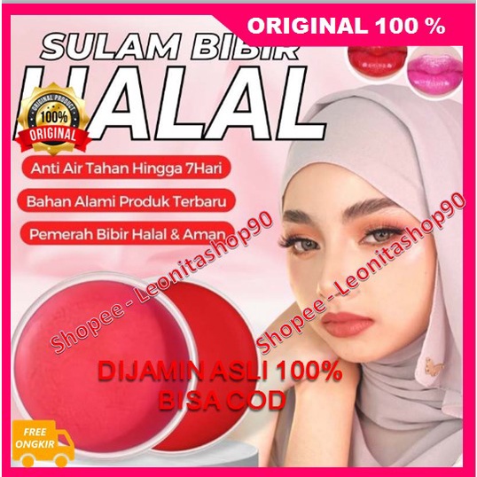 BELI 1 GRATIS 1 Sulam Bibir Halal Dan Tahan Lama Pemerah Bibir Alami 100% ORIGINAL