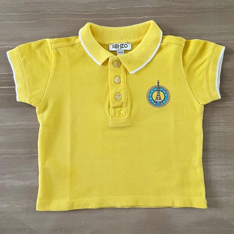 Preloved Kenzo Kids Polo Shirt Tshirt Kaos Boy Anak Laki Cowo Sz 1Y 12 bulan