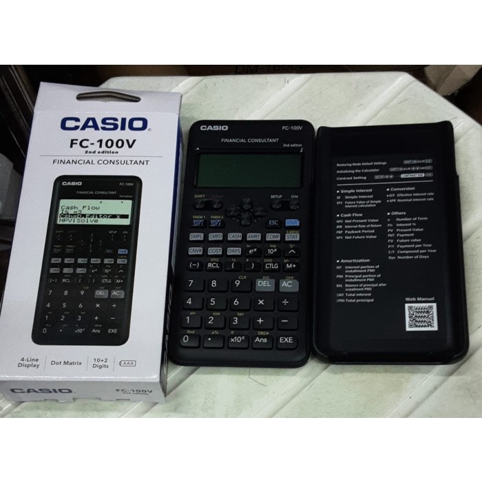 

Calculate Casio Fc 100 V / Calculator Financial