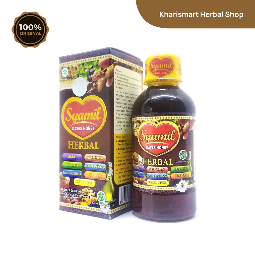 

Syamil FAMILY DATES HONEY Herbal Madu Dewasa 125ml