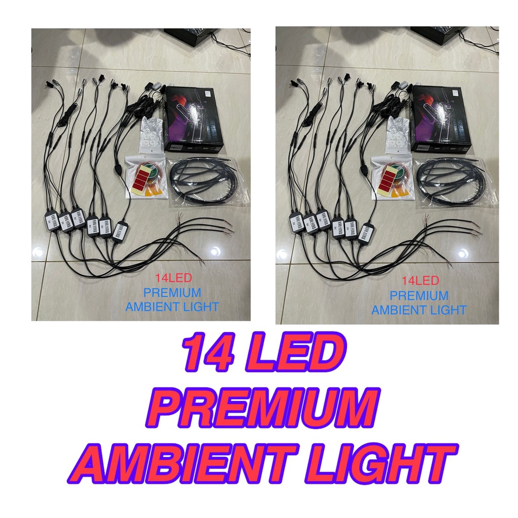 AMBIENT LIGHT CAR PREMIUM RGB lampu led interior ambient mobil