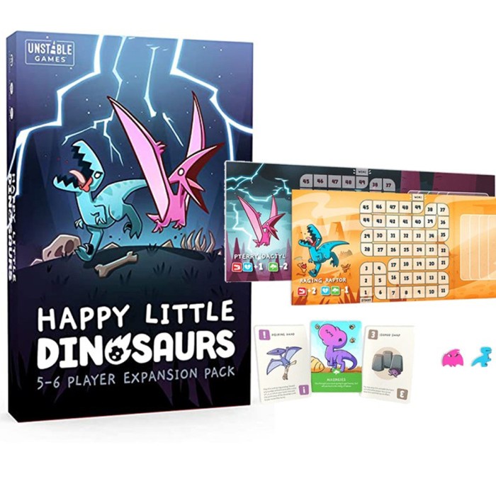 Happy Little Dinosaurs : 5-6 Expansion - Board Game Card Games