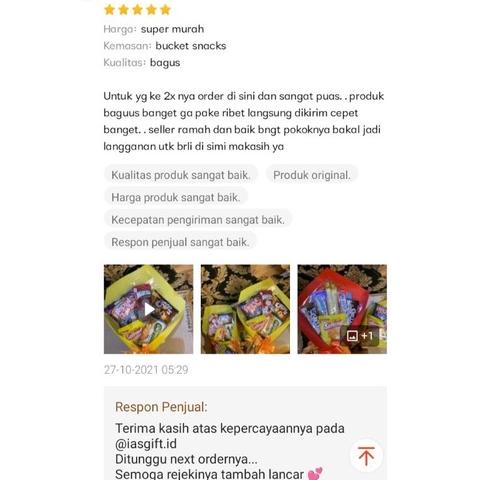 

㊬ Buket Snack Souvenir Ulang tahun Ekonomis (kode Chocolatos2) | Bucket snack | Bucket Souvenir ⇘