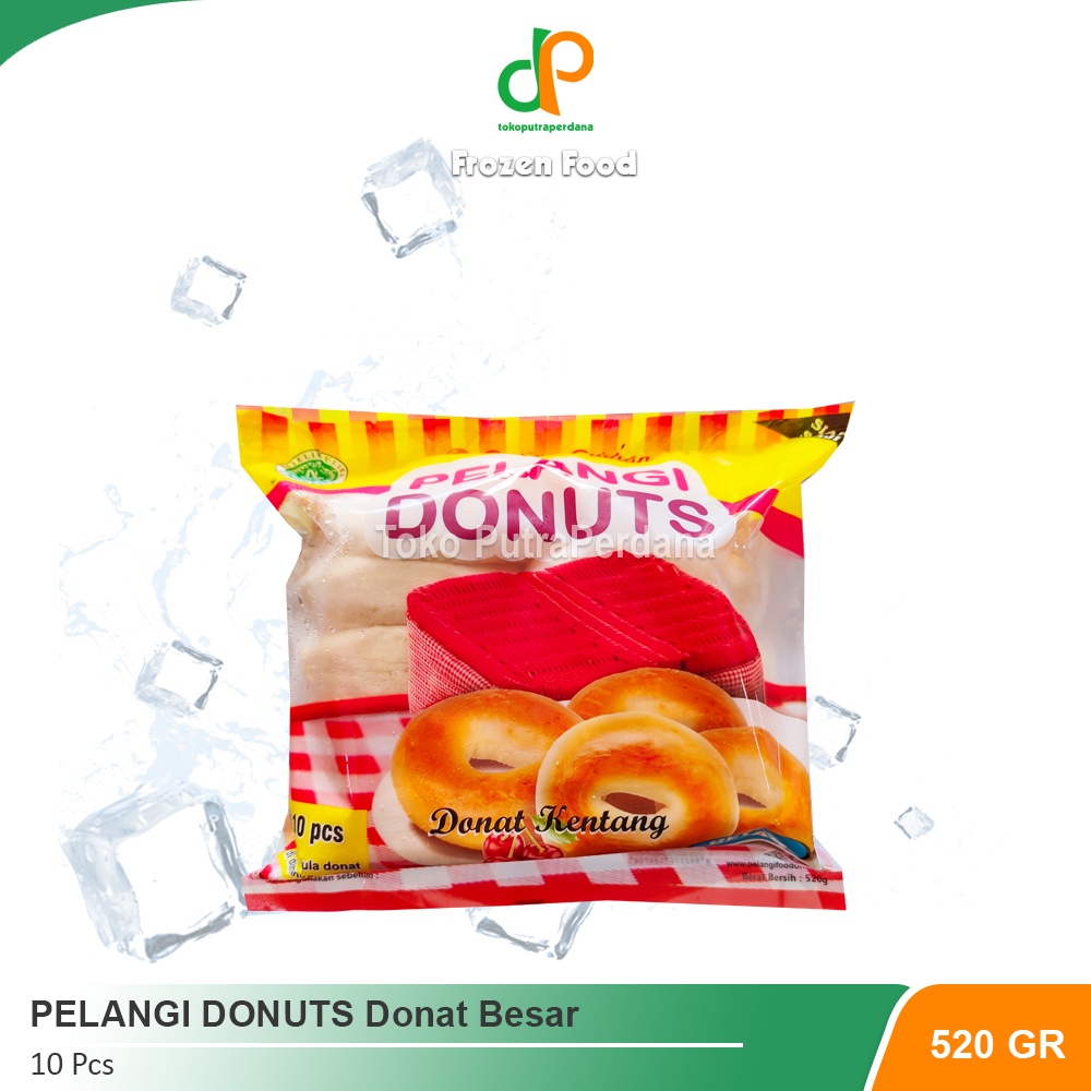 

PELANGI DONUTS Donat Besar (10 Pcs)