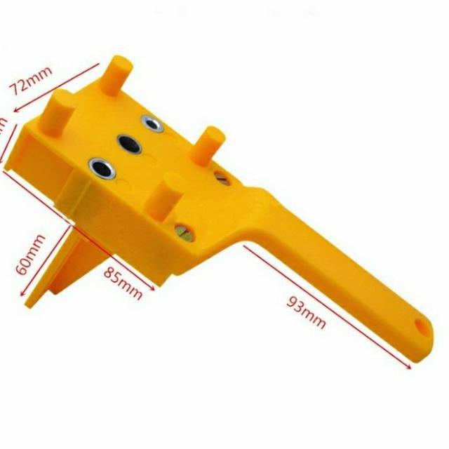 Dowel jig + mata bor dowel, dowel kayu plus mata bor dowel