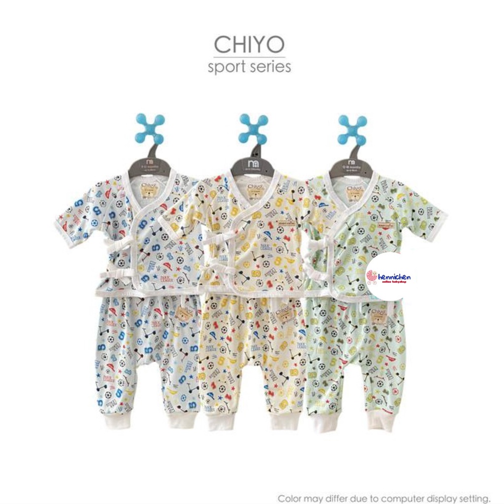 CHIYO SUPER LEMBUT !! EDISI SPESIAL SPORT CHIYO Size Newborn / SML Setelan Baju Bayi Panjang Motif BAJU PENDEK / KIMONO/ POPOK / SINGLET / BAJU PENDEK CELANA PANJANG / TOPI / SARUNG TANGAN KAKI STK / KIMONO/ JUMPER PANJANG KODOK / SLEEPSUIT /ROMPER