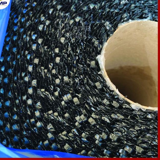 

[LEBIH TEBAL] Bubble Wrap GMP 125 cm X 50 m (Putih/Hitam) - Hitam