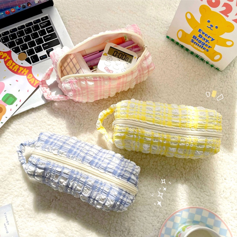 

Cute Pencil Case Korean Stationery Soft Pencil Cases For Girls Trousse Large Capacity Pen Case Schoo
