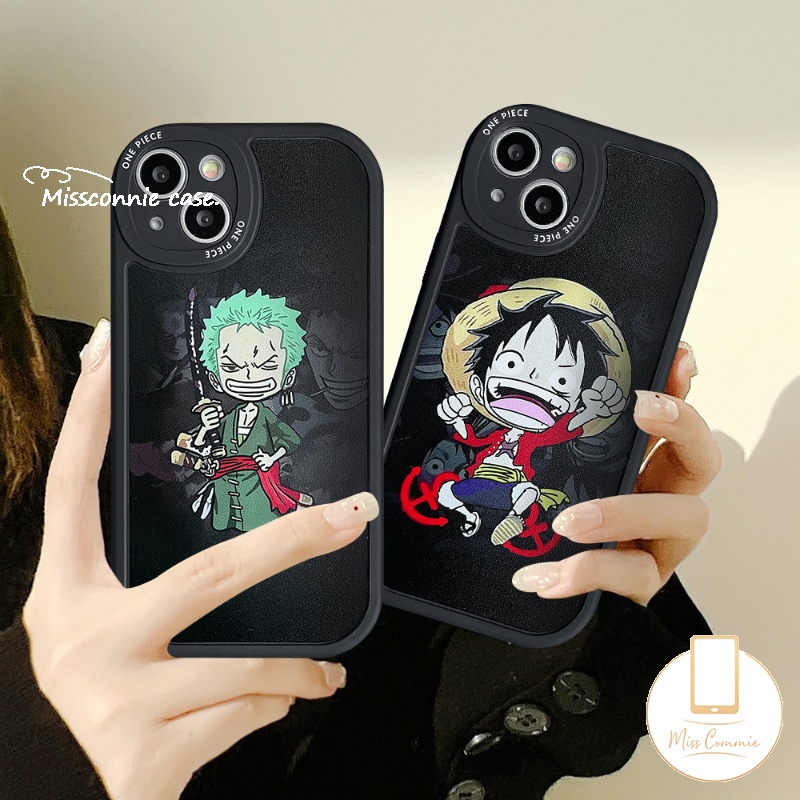 Soft Case Tpu Motif Kartun One Piece Luffy Zoro Untuk IPhone 7 6s 8 6 Plus 11 Pro MAX XR 14 13 12 Pro MAX 14 Plus X XS MAX SE 2020