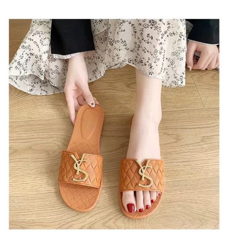 Minipetite SD2203 Sendal Sandal selop slip on Fashion casual sehari hari ringan nyaman dipakai untuk anak 10 tahun sd dewasa size 36 - 40