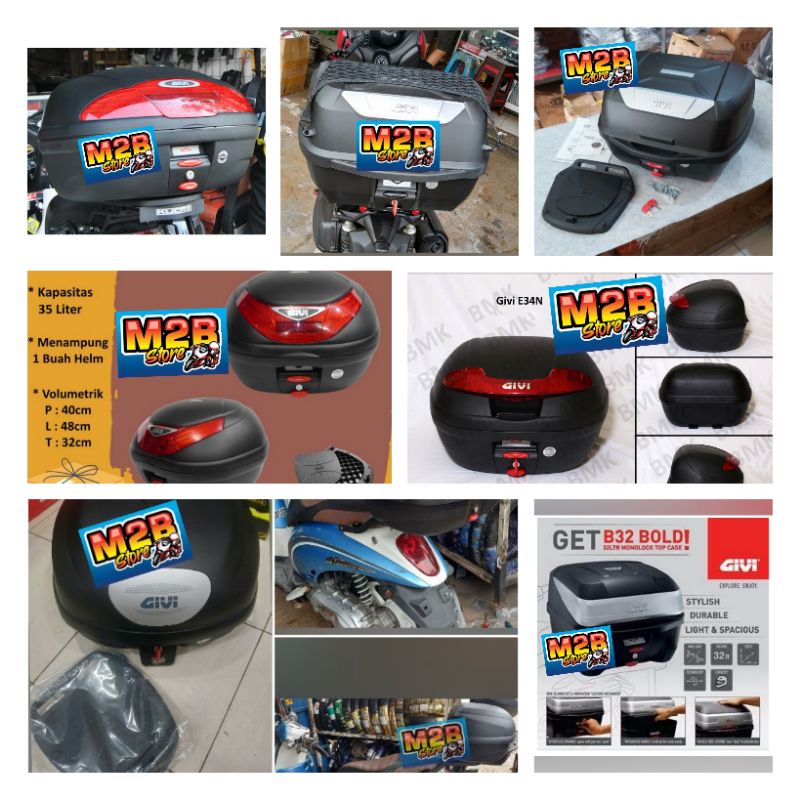 Box motor GIVI B32 Bold E33 E34 E35 E43 NTL ADV E45 Original
