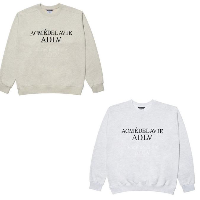 BERKUALITAS Acme De La Vie ADLV Logo Crewneck 100% Original