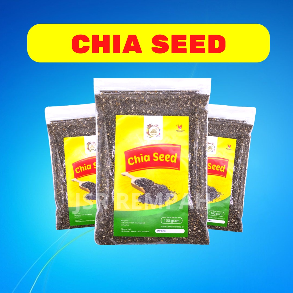 Jsr Rempah Chia Seed Mexico Organic isi 100 Gram