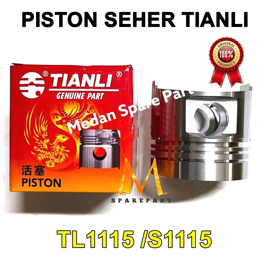 Piston TIANLI Seher Mesin Diesel Dongfeng S1115 TL1115 23PK 24 PK ORIGINAL