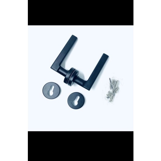 Handle Pintu Pisah Stainless, Gagang Pintu Hitam Minimalis